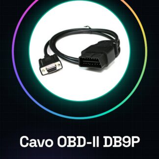 Cavo adattatore convertitore OBD-II da 16 Pins Maschio a Seriale DB9P 9 Pins Femmina OBD OBD2-DB9