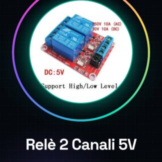 2 Canali 5V Relè con Optoaccoppiatore ogni canale supporta livello alto/basso