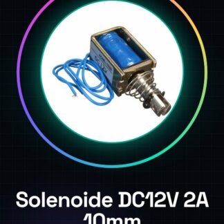 Elettromagnete a Solenoide DC12v 2A 10mm 20N Ritorno a Molla Lineare
