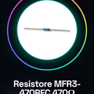 50 Pezzi MFR3-470RFC Resistore Foro Passante, Serie MFR, 470 ohm, 400 mW, ± 1%, 200 V, Conduttori Assiali 470R 0.5W