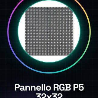2 Pezzi 32x32 Pannello RGB P5 Matrice LED