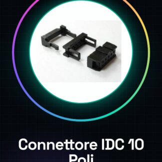 4 Pezzi Connettore IDC per cavo piatto 10 Poli Passo 2.54MM Socket Femmina FC-10P