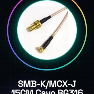 SMB-K Femmina all'interno di MCX-J Bend Maschio all'interno 15CM RG316 Cavo