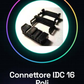 4 Pezzi Connettore IDC per cavo piatto 16 Poli Passo 2.54MM Socket Femmina FC-16P