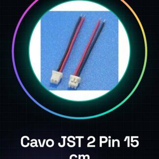 2 Pezzi cavo Connettore JST a 2 Pin Passo 1.25mm Lungo 15CM