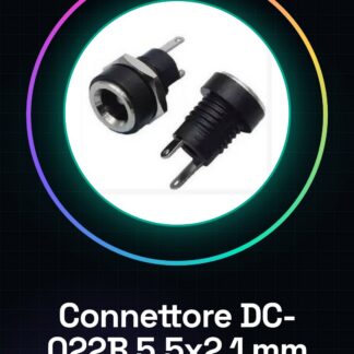 2 pezzi DC-022B Connettore di alimentazione CC 5,5 * 2,1 mm