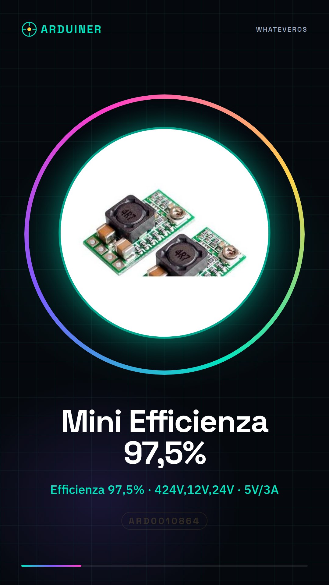 MINI Efficiency 97.5% Buck DCDC Module for Automotive