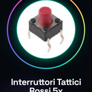 5 pezzi 6 * 6 * 7 interruttore tattico testa rossa
