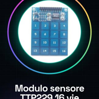 TTP229 Modulo sensore tattile digitale a 16 vie con interruttore tattile capacitivo per Arduino