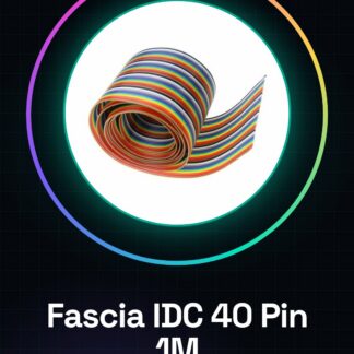 1 Metro Fascia 40 Pins Cavo Rainbow Multicolore Passo 1.27mm