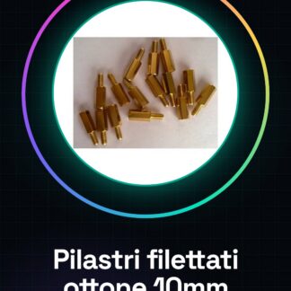 10 Pezzi 10MM + 6 M3 Pilastri filettati esagonali filettati in ottone