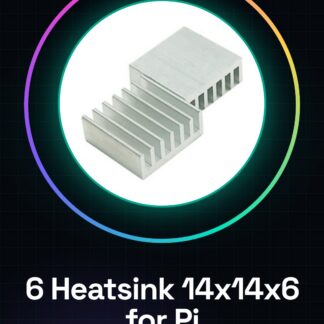 6 Pezzi Heatsink 14*14*6 For Rasbperry PI