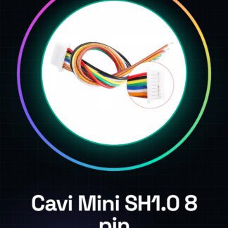 2 pezzi Cavi Mini Micro SH1.0 8 pin JST da 100 mm estremità singola