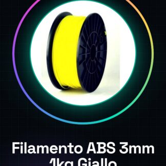 Filament ABS 3.00mm 1kg - Jaune - Haute Qualité pour Imprimantes 3D (MakerBot, Ultimaker, Prusa, RepRap)