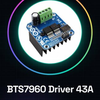 BTS7960 43A Motor Driver H-Bridge Smart Car, Robot, Rover, Arduino