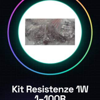 1W Resistenze kit 1R - 100R, 10 Pezzi of 27kinds