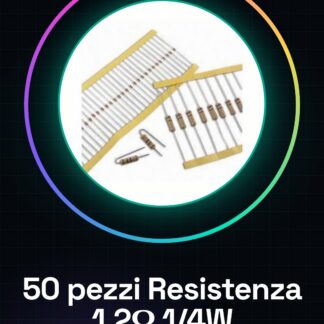50 Pezzi Resistenza 1.2 ohm 1/4w 1/4 w 5%