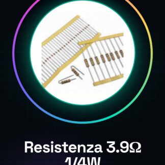 50 Pezzi Resistenza 3.9 ohm 1/4w 1/4 w 5%