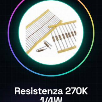 50 Pezzi Resistenza 270K ohm 270000 ohm 1/4w 1/4 w 5%
