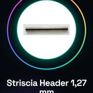 2 pezzi 1,27 mm Striscia di intestazione a fila singola