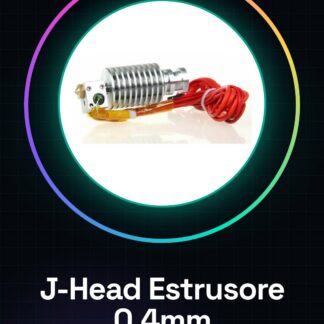 J-Head per Estrusore Ugello 0.4mm per Filamento 1.75mm Tipo Direct