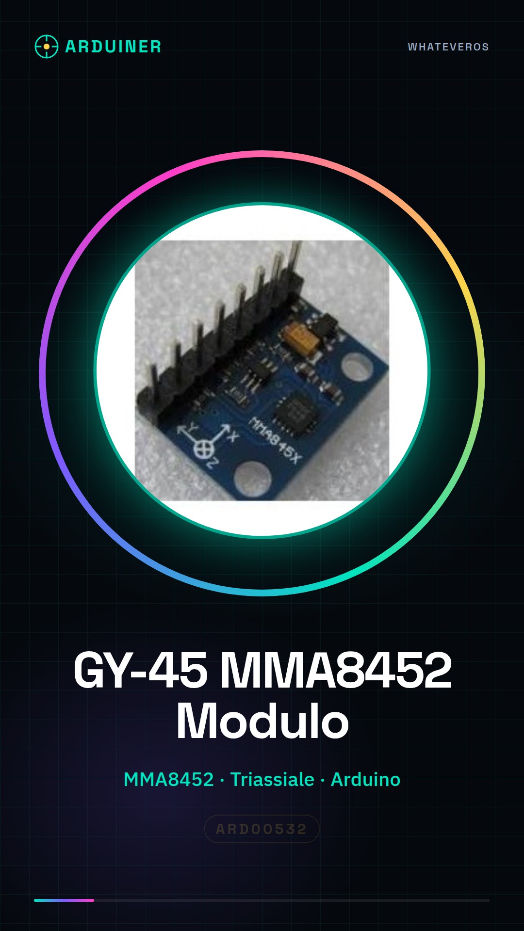 GY-45 MMA8452 Sensor, Digital Triaxial Module for Arduino (MMA8452)