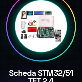 Scheda di Sviluppo STM32/51 con Display TFT 2.4" per AVR