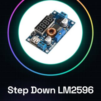 Step Down con Display LED LM2596 Regolatore Convertitore Tensione DC Voltaggio Corrente da 5-36V a 1.25-32V 5A 75W USB
