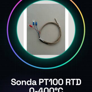 Sonda PT100 RTD Termocoppia Termistore Sensore Temperatura 0C 400C gradi in acciaio inossidabile di prima qualità