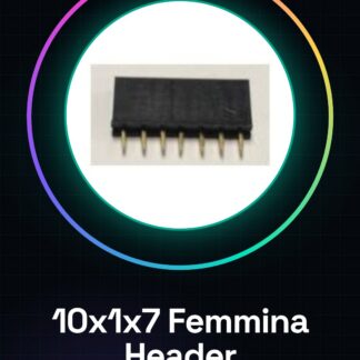 10 Pezzi Single Row Femmina 1x7
