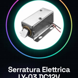 Serrature Elettriche LY-03 DC12V in acciaio Solenoide Serrature Elettriche per Armadietto e Cassetto