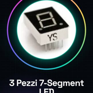 3 Pezzi 7-Segment LED