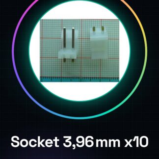 10 Pezzi CH3.96-2P 3.96 Spaziatura Pitch Socket