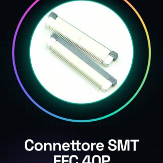 2 Pezzi Connettore SMT da circuito stampato per cavo piatto FFC 40P 0.5MM