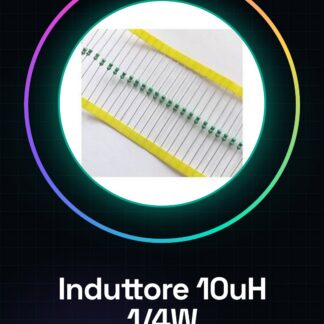 10 pezzi 10uh 1/4W Induttore Induttanza assiale