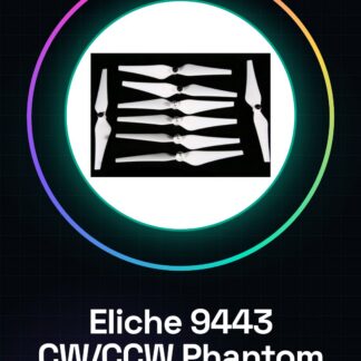 4 Pairs 9443 Propeller self-locking CW CCW Eliche Prop Blade Per DJI Phatom Vision FPV (Colore:bianco ) RC023