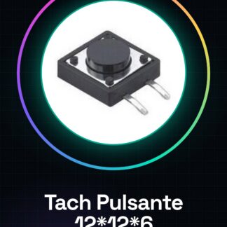 4 Pezzi 12*12*6 2Pins Tach Pulsante