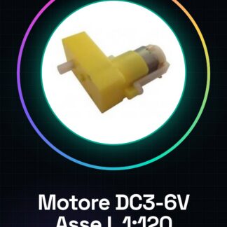 Moteur DC3-6V Axe L Simple Rapport de réduction 1:120