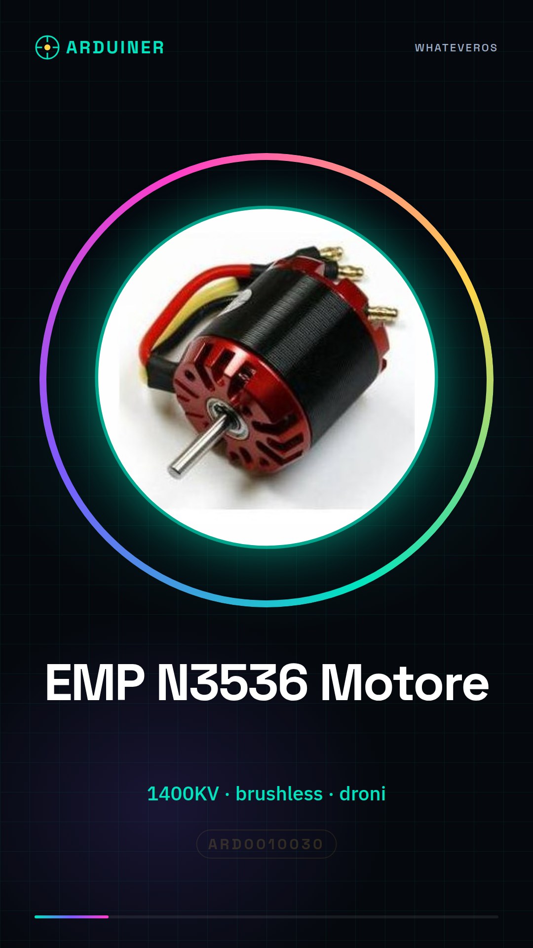 EMP N3536 1400KV Brushless Motor