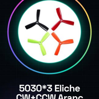 5030*3 Eliche 2 Pezzi CW + 2 Pezzi CCW Green and Orange