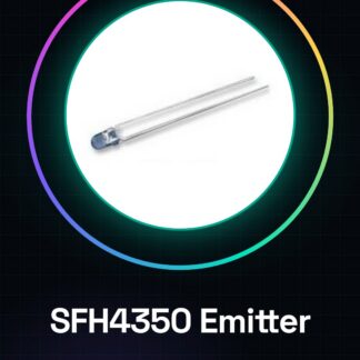 3 Pezzi SFH4350 Emettitore Infrarossi, Potenza Elevata, 100 mA, 12 ns, 12 ns, 13 °, 1.5 V, -40 °C F3 IR Sender
