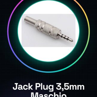 3.5mm Stereo MASCHIO IN METALLO JACK PLUG 4 POLI CONNETTORE AUDIO PER CUFFIE CAVO AUX