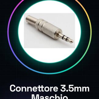 3.5mm Stereo MASCHIO IN METALLO JACK PLUG 3 POLI CONNETTORE AUDIO PER CUFFIE CAVO AUX