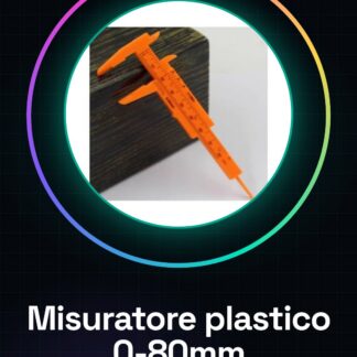 Strumento di misurazione in plastica calibro 0-80mm