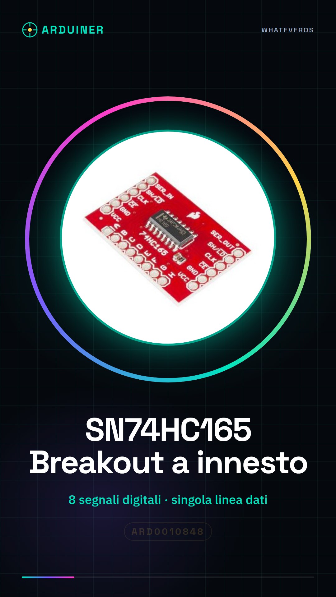 SN74HC165 Anschluss-Modul