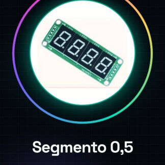 Segmento di tubo digitale da 0,5 pollici 4 74HC595
