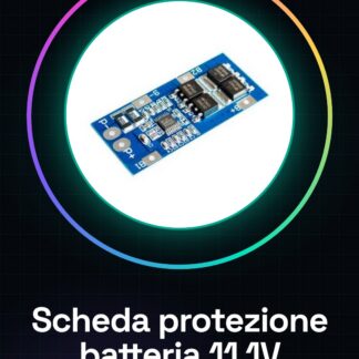 Scheda di protezione batteria al litio a 3 stringhe 11,1 V limite di corrente da 10 A sovracorrente 20 A AOD403 + 8254AA
