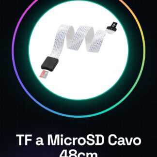 TF a Micro Sd Card Cavo Prolunga 48cm adattatore convertitore per auto GPS, DVD, DVR, Telefono