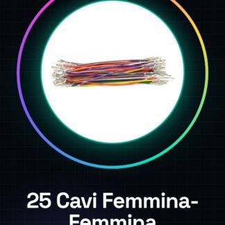 25 Pezzi Cavi con Terminali pre crimpati multicolore Femmina Femmina