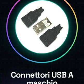 4 pezzi Connettore USB tipo A maschio
